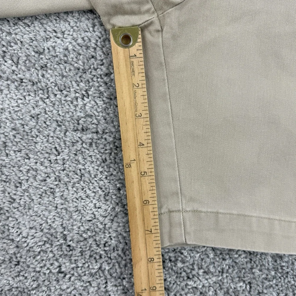 Vintage Polo Ralph Lauren Tyler Shorts Men's 48 Beige Pleated Preppy Chino